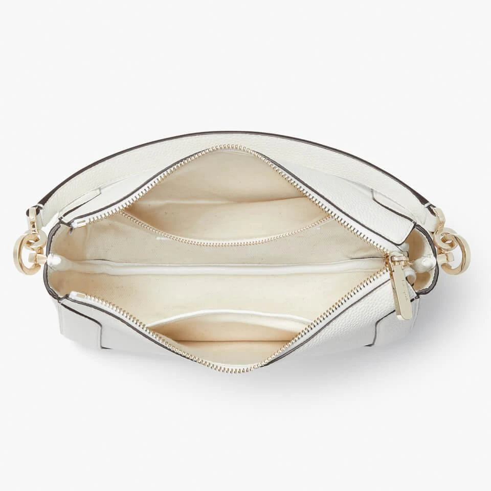 商品Kate Spade|Kate Spade New York Women's Crush Pebbled Medium Cross Body Bag - Optic White,价格¥1602,第4张图片详细描述