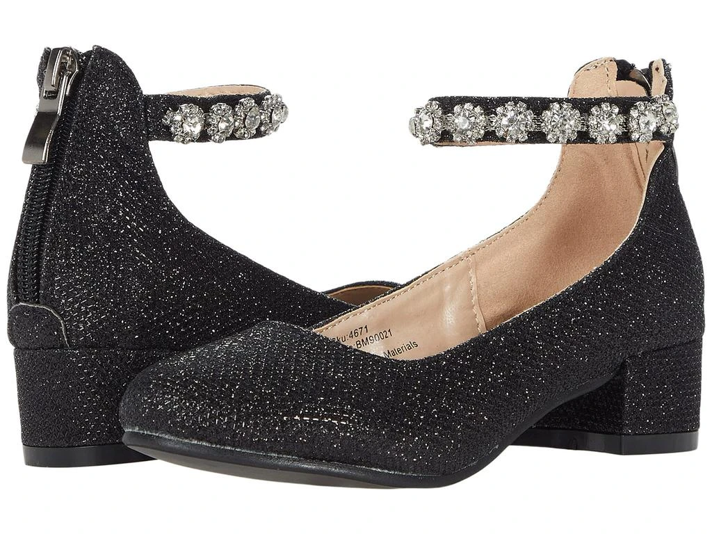 商品Badgley Mischka|Leah Ankle Strap Pump (Little Kid/Big Kid),价格¥491,第1张图片