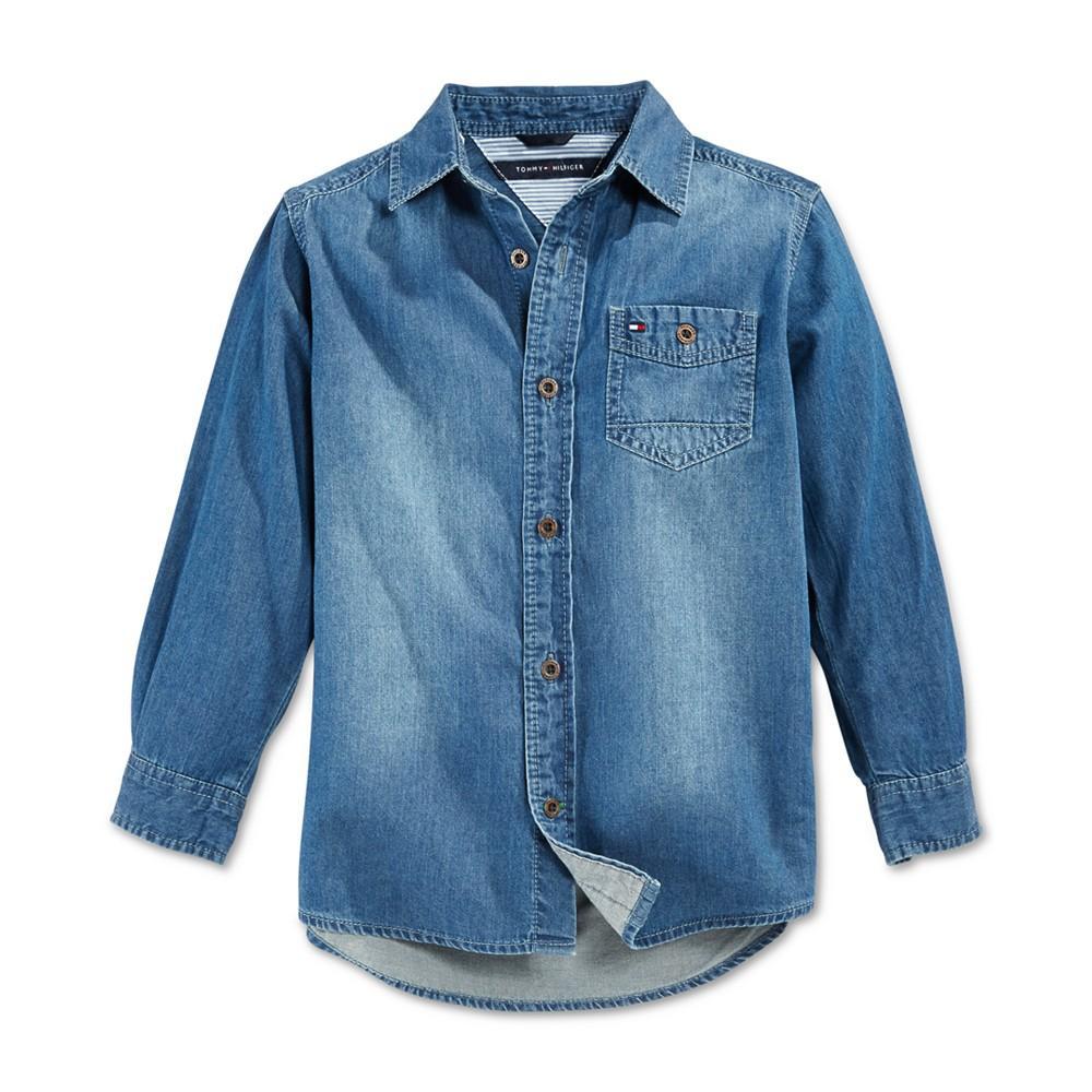 商品Tommy Hilfiger|Max Denim Shirt, Little Boys,价格¥116,第1张图片