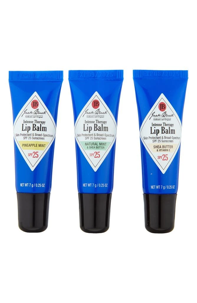 商品Jack Black|Full Size Intense Therapy Lip Balm SPF 25 Sunscreen Set,价格¥166,第1张图片