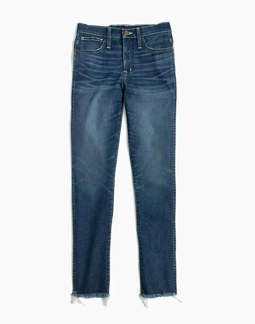 商品Madewell|Slim Straight Jeans: Raw-Hem Edition,价格¥476,第5张图片详细描述