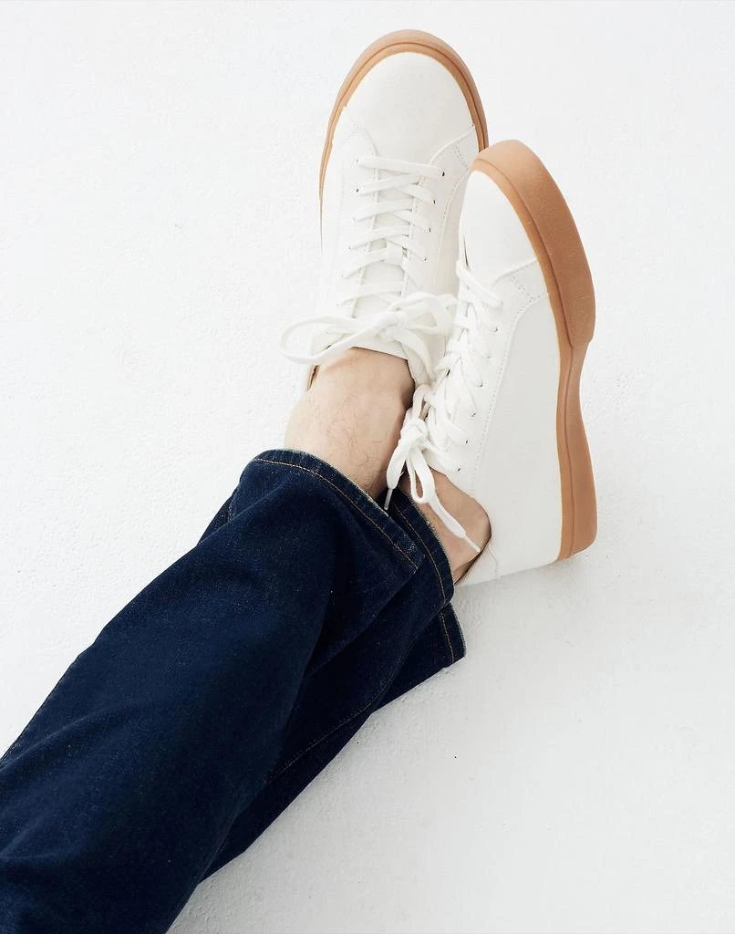 商品Madewell|Men's Sidewalk Low-Top Sneakers in Canvas,价格¥341,第3张图片详细描述