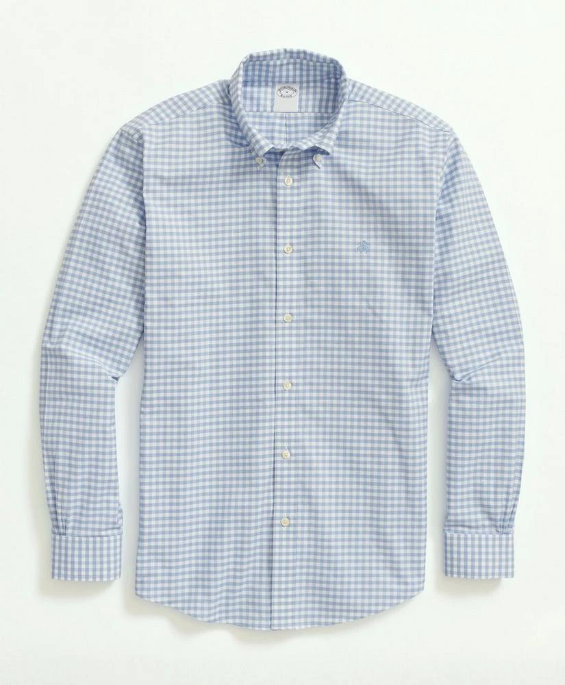 商品Brooks Brothers|Stretch Non-Iron Oxford Button-Down Collar, Gingham Sport Shirt,价格¥399,第1张图片
