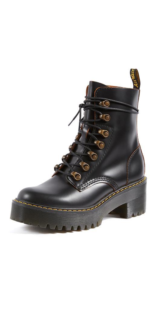 商品Dr. Martens|Dr. Martens 马汀博士 Leona 7 钩扣靴子,价格¥1257,第1张图片