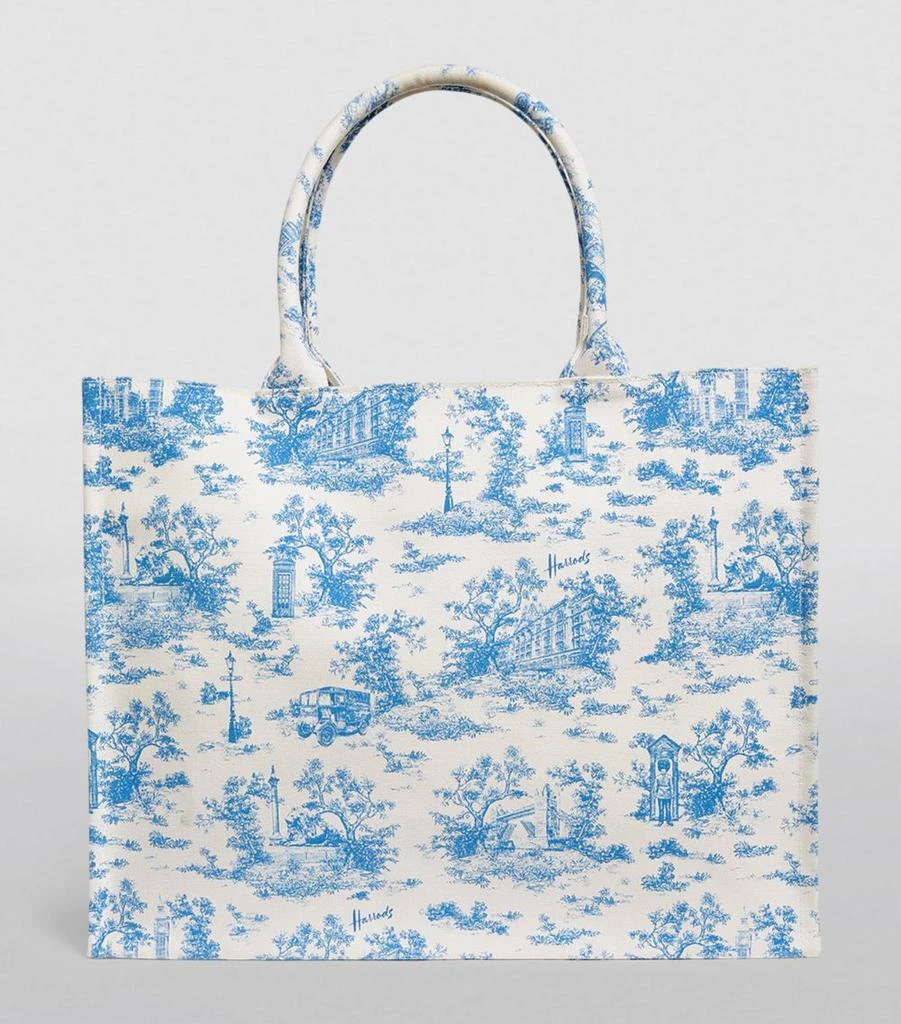 商品Harrods|Toile Grocery Shopper Bag,价格¥407,第4张图片详细描述