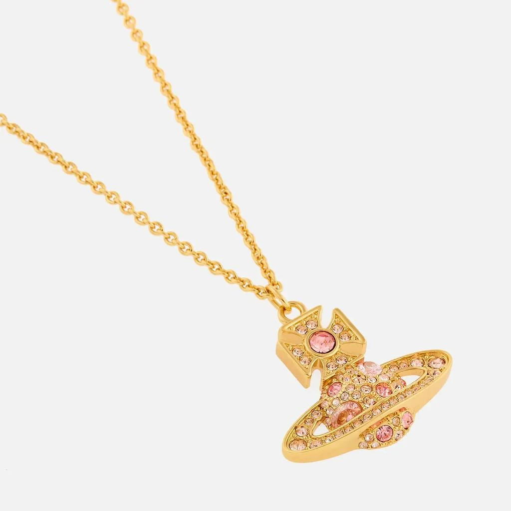 商品Vivienne Westwood|Vivienne Westwood Francette Bas Relief Gold-Tone Cubic Zirconia Necklace,价格¥1124,第3张图片详细描述