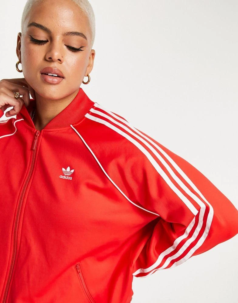 商品Adidas|adidas Originals Plus track jacket in red,价格¥520,第3张图片详细描述