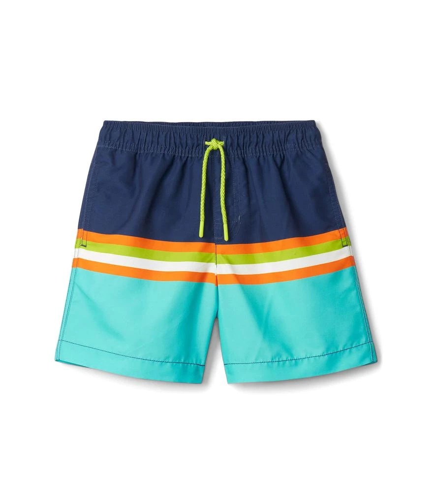 商品Hatley|Turtle Stripes Swim Trunks (Toddler/Little Kids/Big Kids),价格¥217,第1张图片