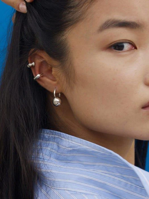 商品MONDAY EDITION|Silver 925 Kettle Bell Earrings,价格¥771,第3张图片详细描述