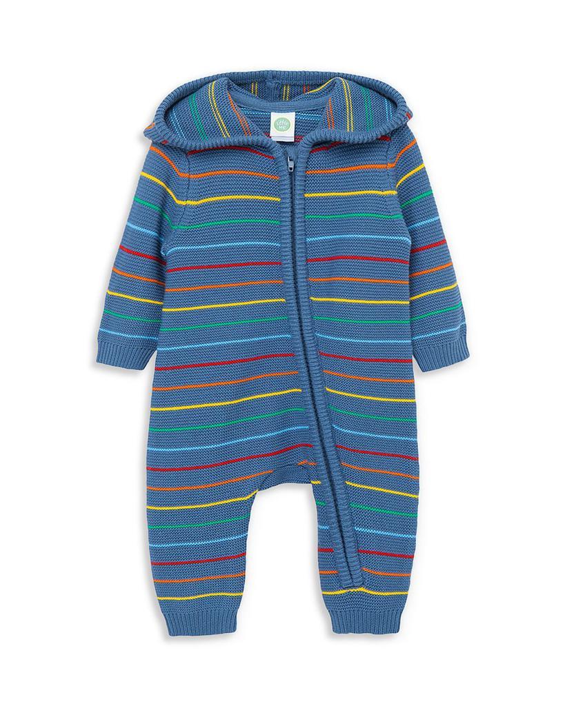 商品Little Me|Boys' Hooded Striped Cotton Sweater Coverall - Baby,价格¥428,第1张图片