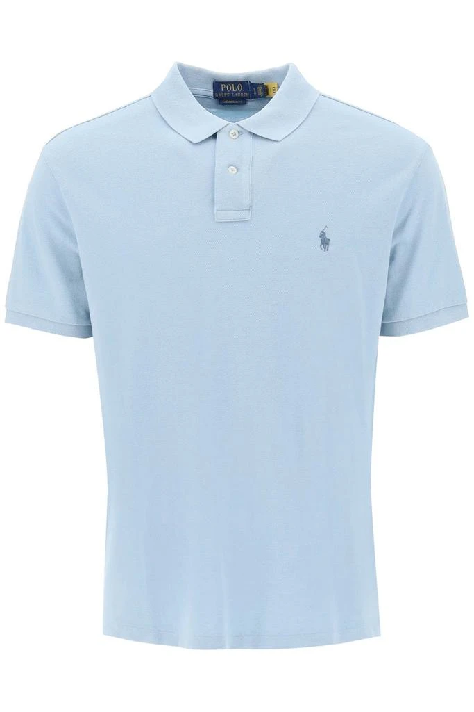 商品Ralph Lauren|pique cotton polo shirt,价格¥442,第1张图片