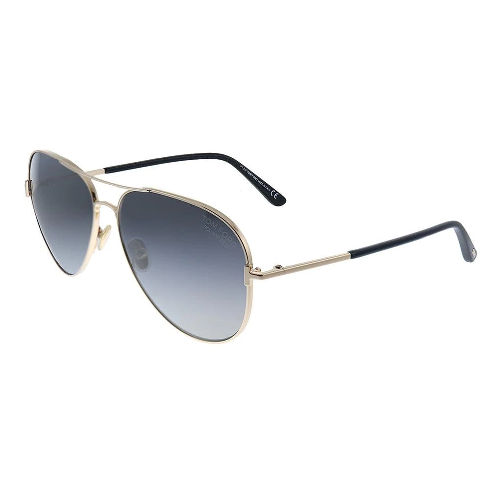 商品Tom Ford|Tom Ford Clark TF 823 28D 61mm Unisex Aviator Sunglasses,价格¥1512,第1张图片