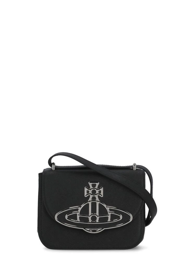 商品Vivienne Westwood|Vivienne Westwood Linda Orb Plaque Small Shoulder Bag,价格¥3525,第1张图片