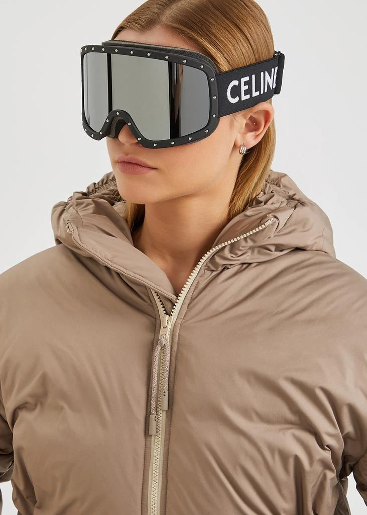 商品Celine|Black studded mirrored ski goggles,价格¥4912,第4张图片详细描述