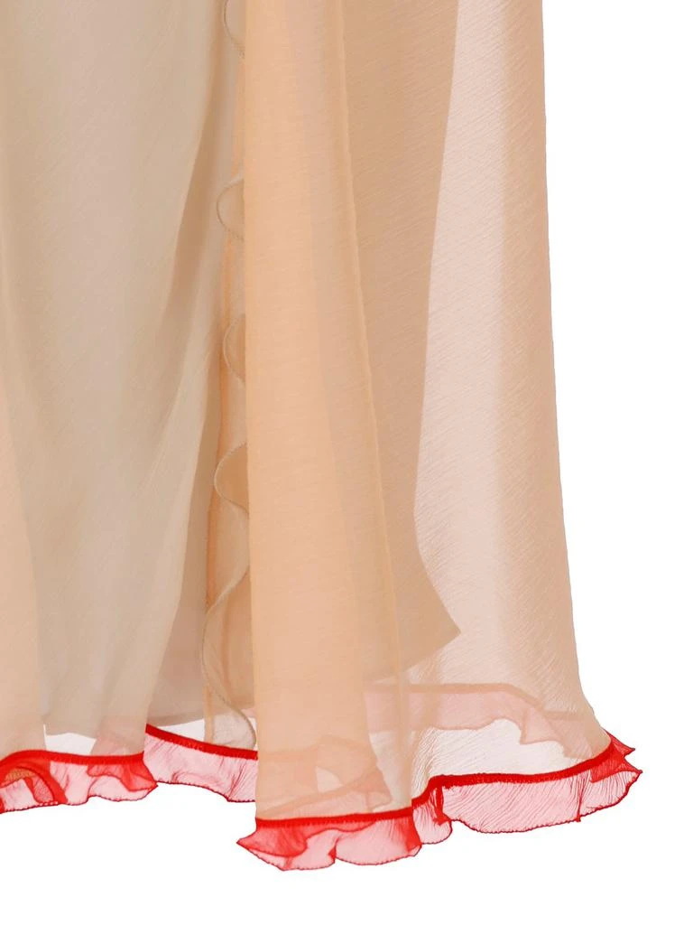商品Fendi|Fendi Ruffled Buckle-Detailed Mini Dress,价格¥13150,第3张图片详细描述