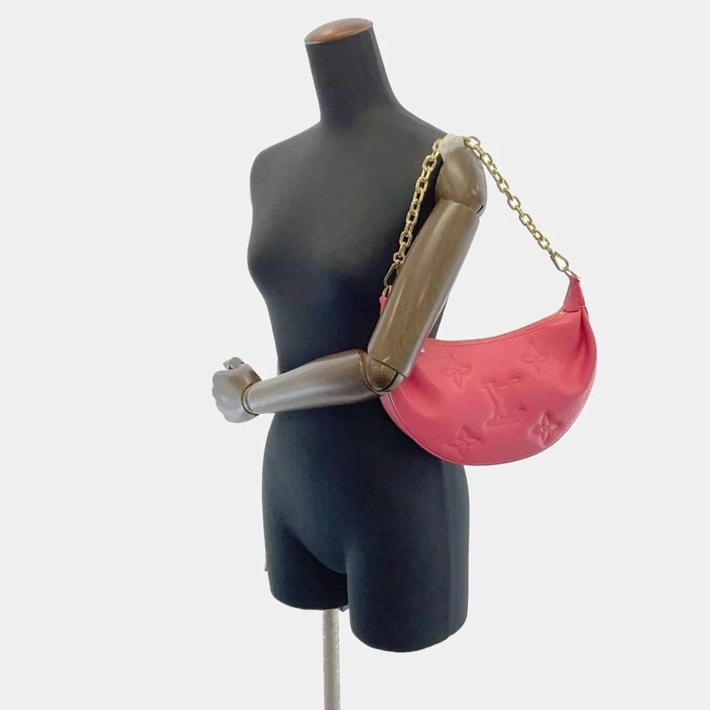 商品[二手商品] Louis Vuitton|Louis Vuitton Pink Monogram Giant Leather Bubblegram Over The Moon Shoulder Bag,价格¥20903,第2张图片详细描述