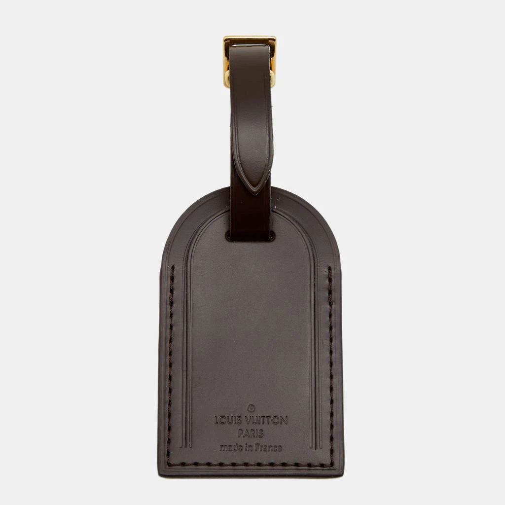 商品[二手商品] Louis Vuitton|Louis Vuitton Brown Leather Luggage Name Tag,价格¥1378,第1张图片