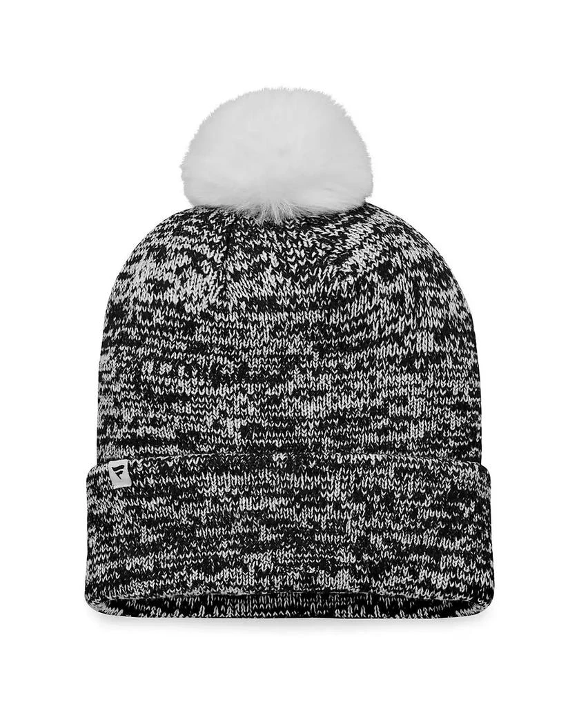 商品Fanatics|Women's Black Pittsburgh Penguins Glimmer Cuffed Knit Hat with Pom,价格¥197,第2张图片详细描述