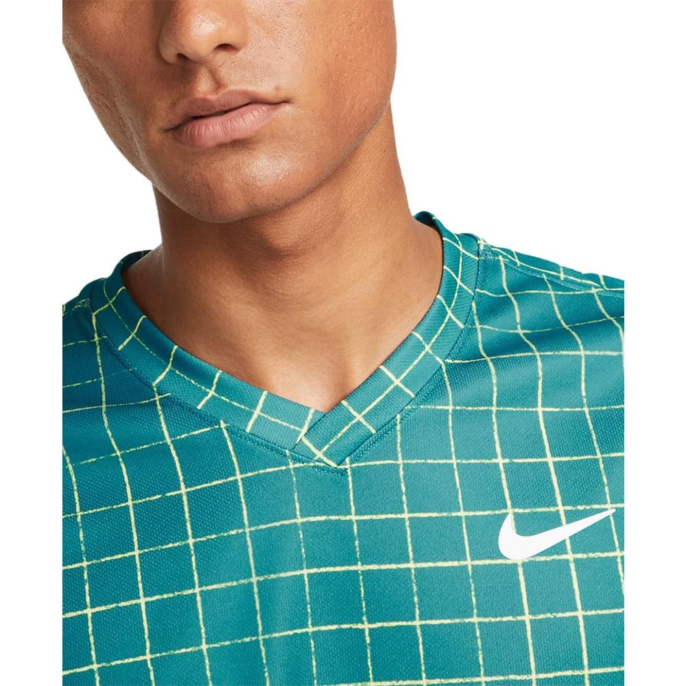 商品NIKE|Men's Dri-FIT Grid Pattern Tennis Shirt,价格¥148,第3张图片详细描述