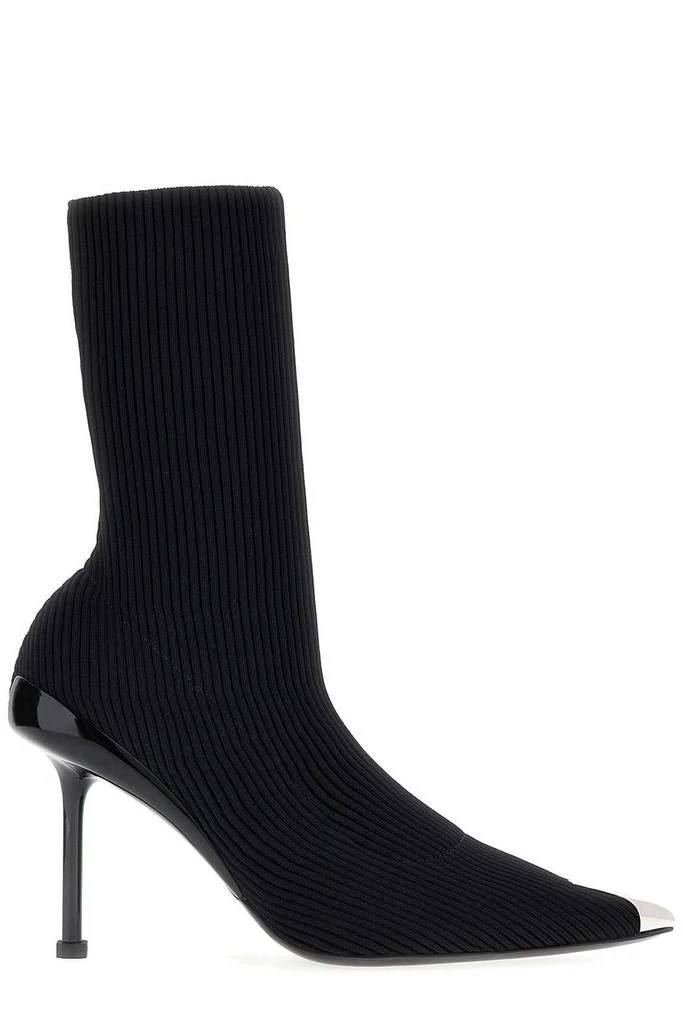 商品Alexander McQueen|Alexander McQueen Slash Pointed-Toe Ankle Boots,价格¥5017,第1张图片