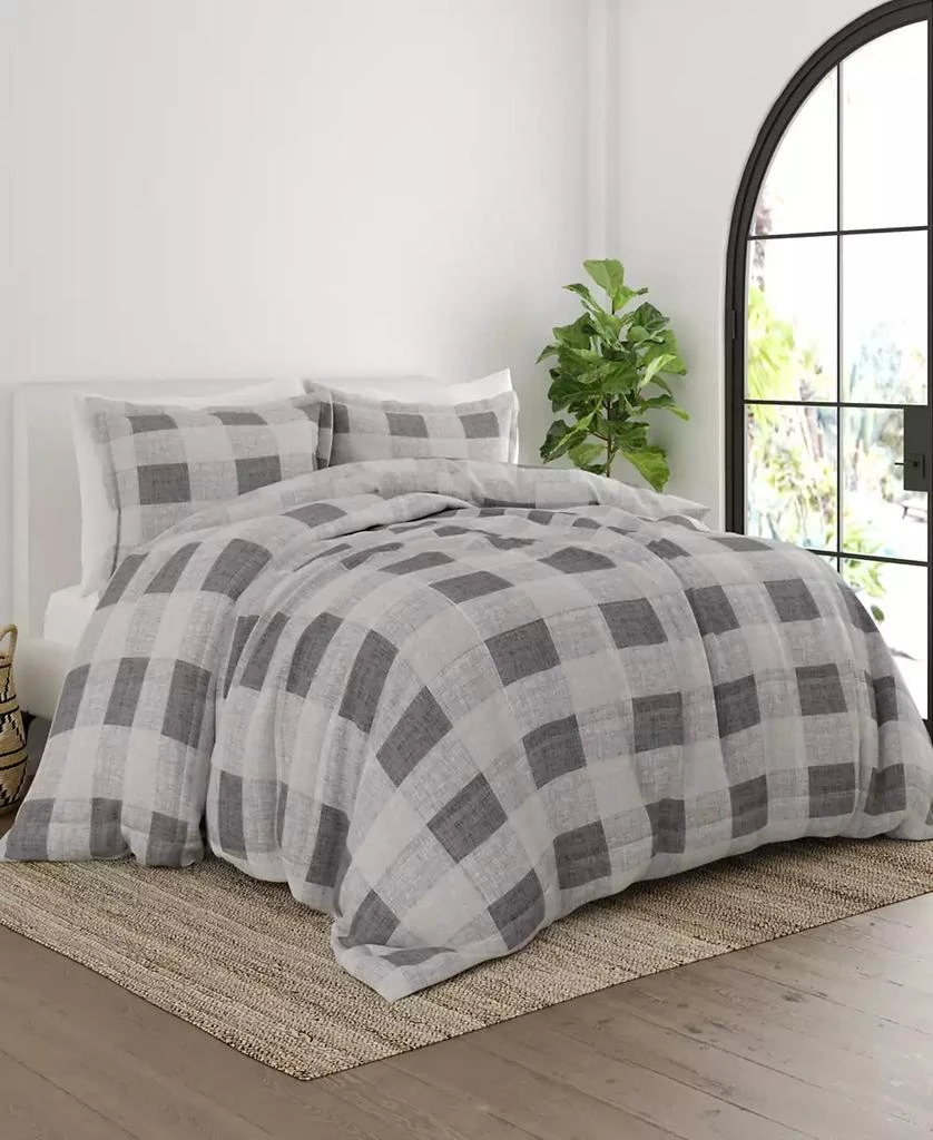 Ultra Soft Gingham 3-Pc. Comforter Set 商品