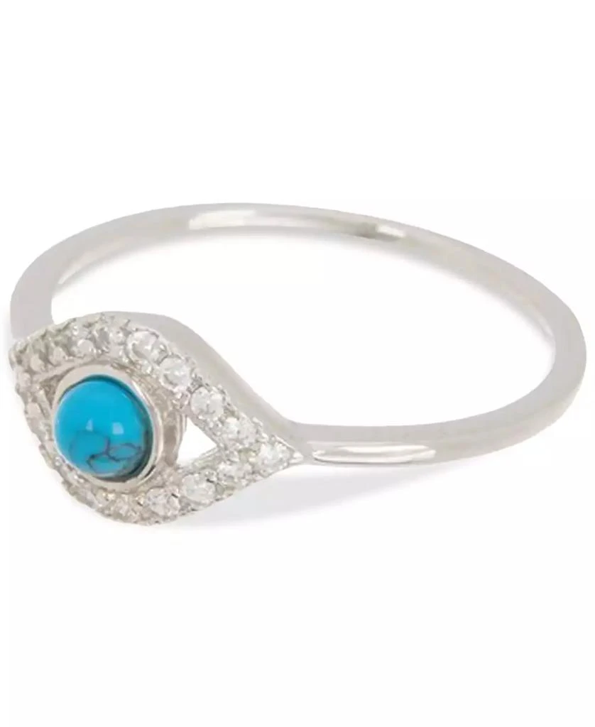 商品ADORNIA|Silver-Tone Evil Eye Ring,价格¥167,第1张图片