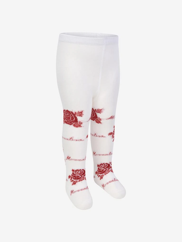 商品MONNALISA|Monnalisa Baby Girls & Red Rose Tights,价格¥142,第1张图片