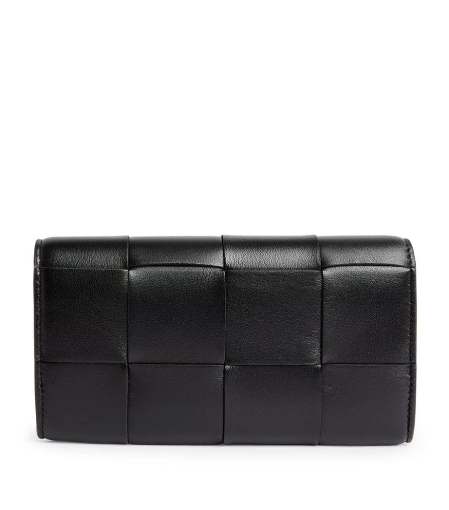 商品Bottega Veneta|Leather Intreccio Flap Wallet,价格¥6925,第2张图片详细描述