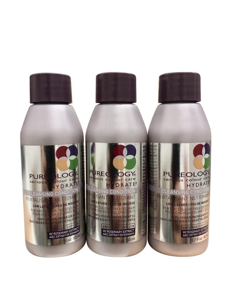 Pureology Hydrate Cleansing Conditioner 1.7 OZ Travel Set of 3商品第1张图片规格展示