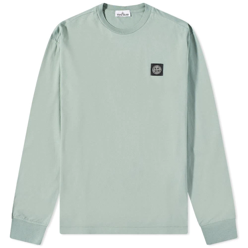 商品Stone Island|Stone Island Long Sleeve Patch T-Shirt,价格¥1012,第1张图片