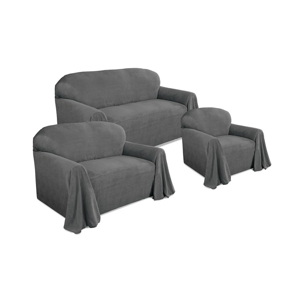 Coral Fleece Throw Chair Cover 商品