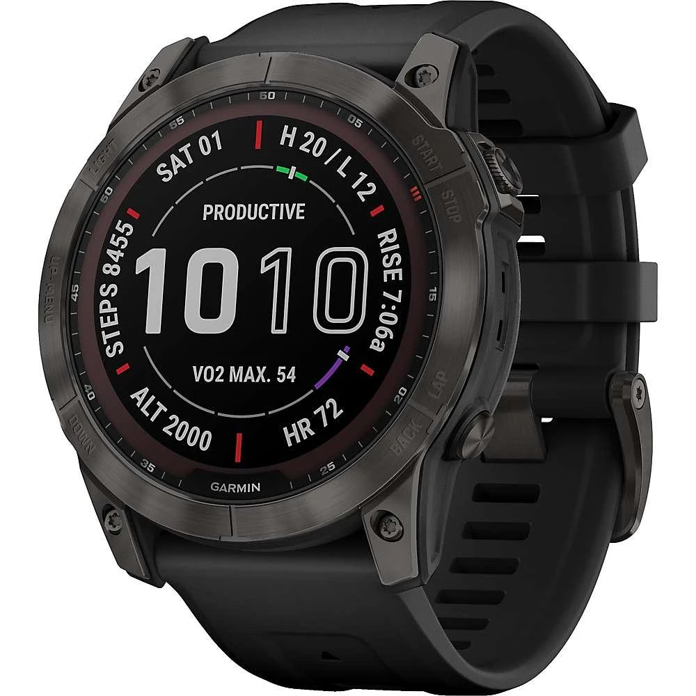 商品Garmin|Garmin Fenix 7X Sapphire Solar Watch,价格¥7429,第1张图片