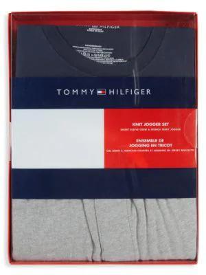 商品Tommy Hilfiger|2 Piece Cotton Tee & French Terry Joggers Set,价格¥188,第5张图片详细描述