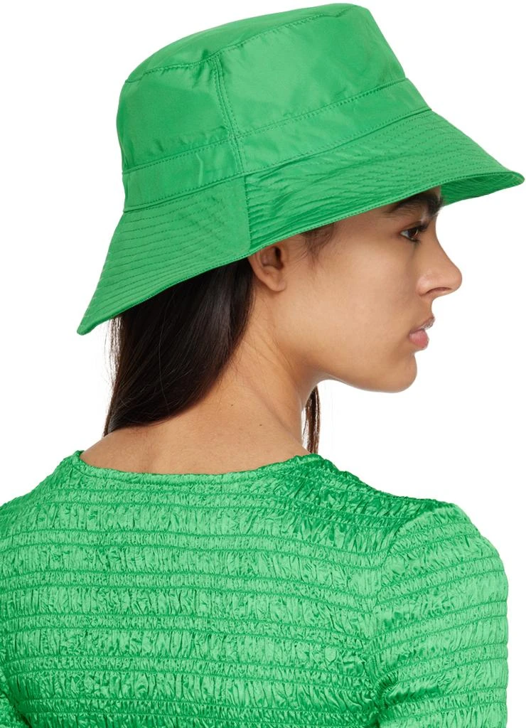 商品Ganni|Green Logo Bucket Hat,价格¥221,第3张图片详细描述