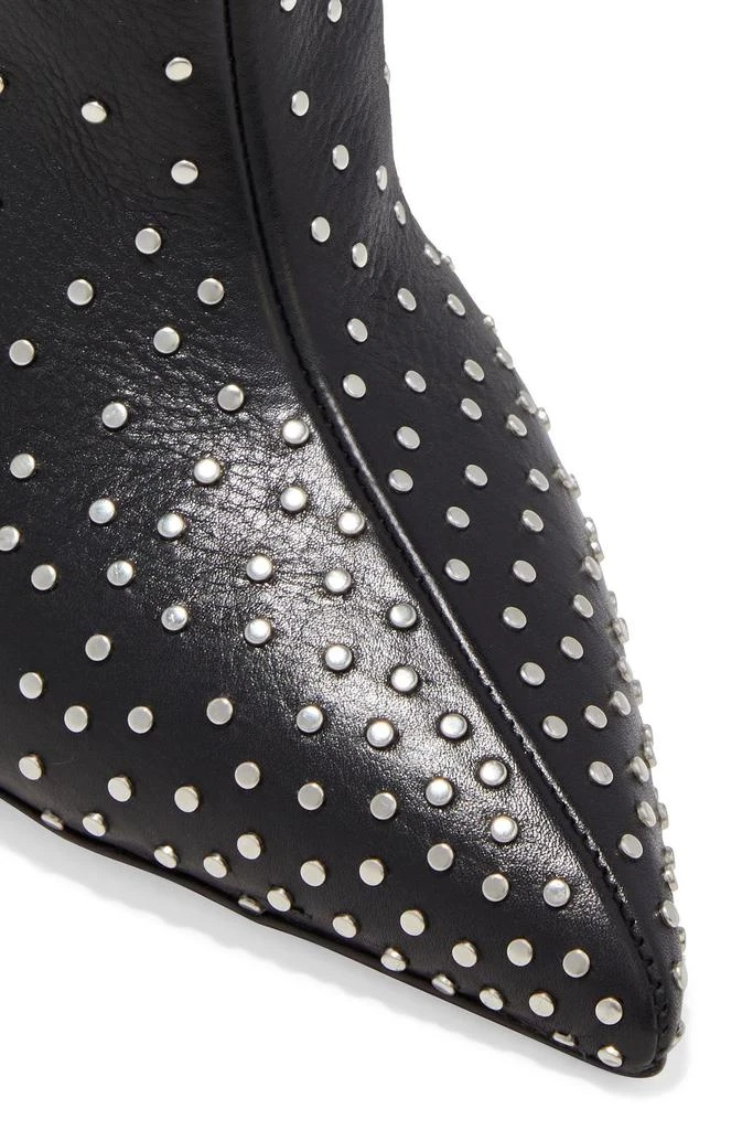 商品Valentino|Studded pebbled-leather knee boots,价格¥7227,第4张图片详细描述