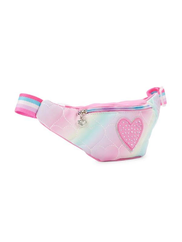 商品OMG! Accessories|Kid’s Ombré Quilted Heart Belt Bag,价格¥75,第1张图片