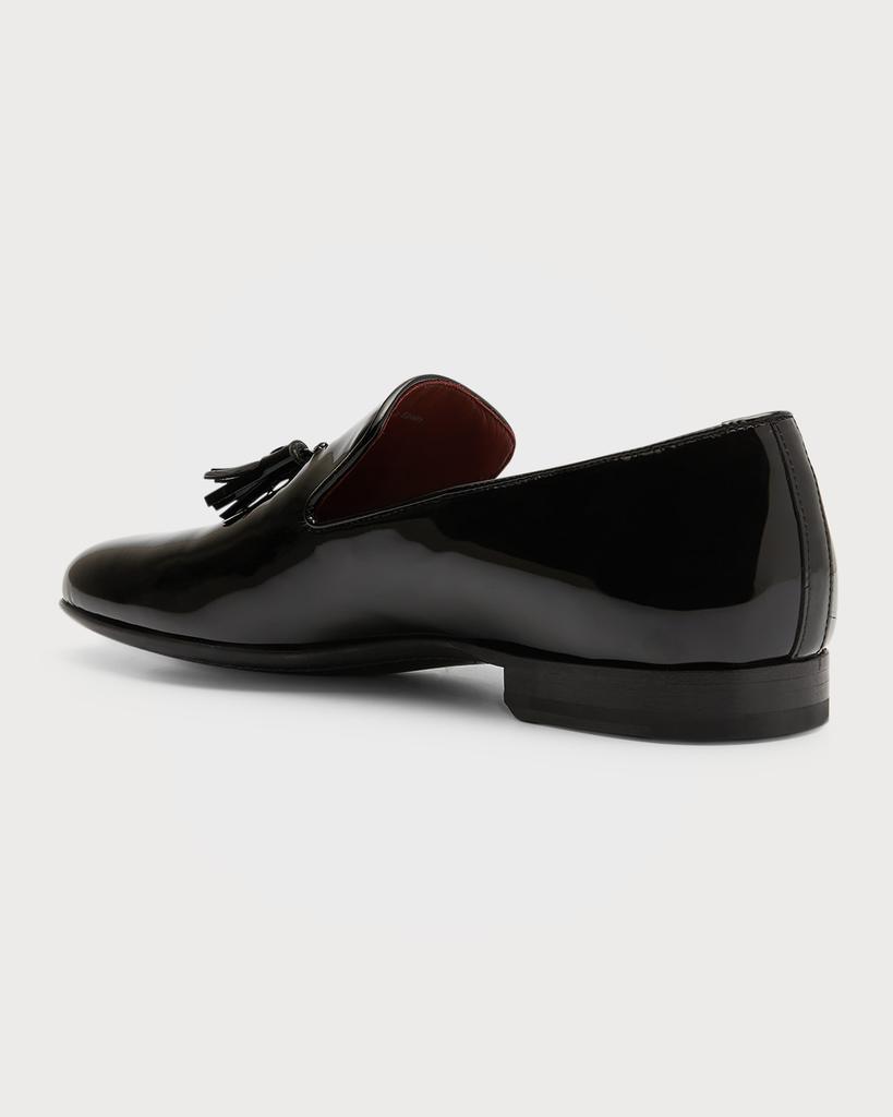 Men's Patent Leather Tassel Loafers商品第3张图片规格展示