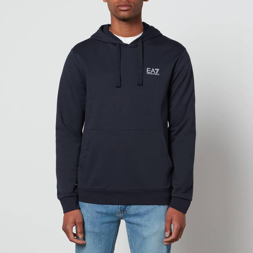 商品EA7|EA7 Men's Core Identity French Terry Hoodie - Night Blue,价格¥804,第1张图片