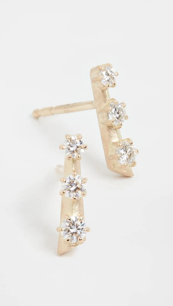 商品Jade Trau|Jade Trau 18k Kismet 条扣耳钉,价格¥12739,第3张图片详细描述