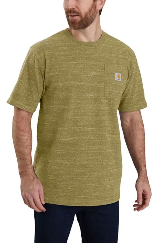 商品Carhartt|(K87) Workwear Pocket T-Shirt - True Olive Snow Heather,价格¥71,第1张图片