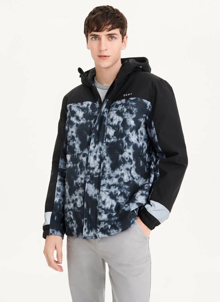 商品DKNY|Traveler Hooded Rain Jacket,价格¥607,第1张图片