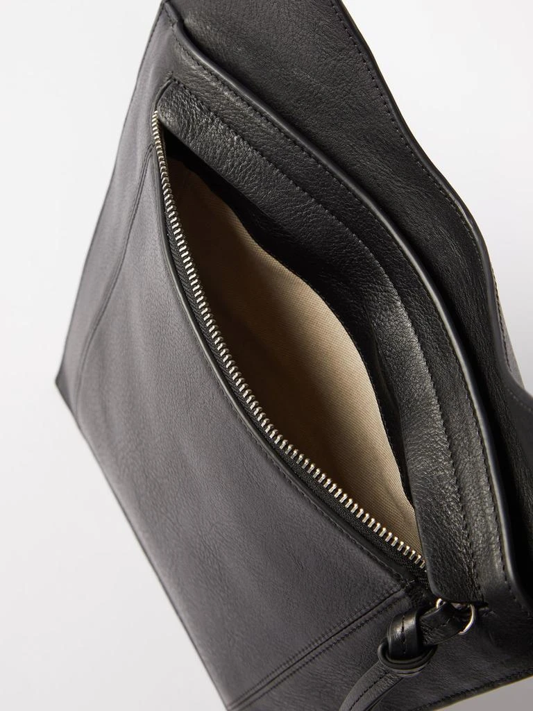 Grained-leather cross-body bag 商品