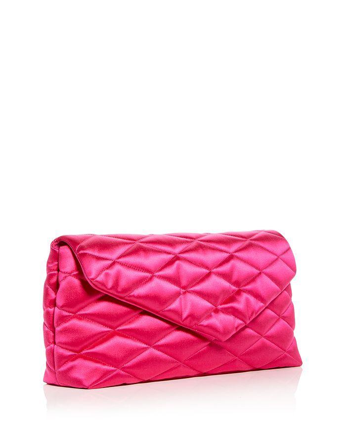 商品Yves Saint Laurent|Sade Puffer Satin Envelope Clutch,价格¥11633,第6张图片详细描述