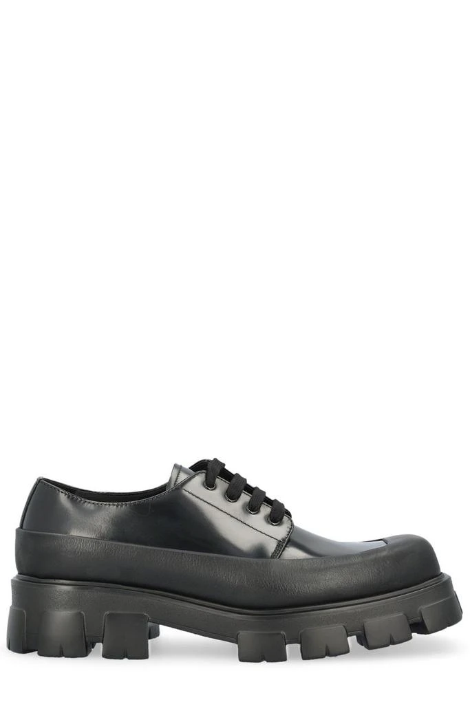 商品Prada|Prada Chunky Lace-Up Derby Shoes,价格¥10725,第1张图片