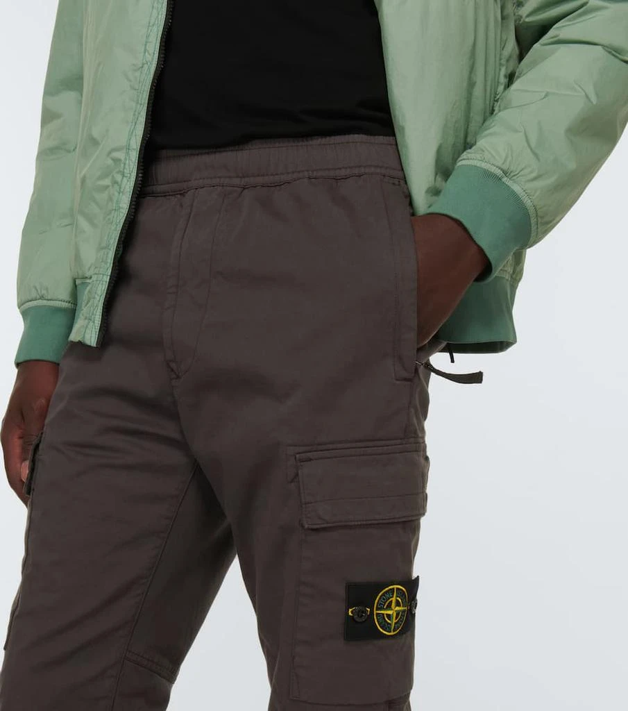 商品Stone Island|Cotton-blend cargo pants,价格¥2498,第5张图片详细描述