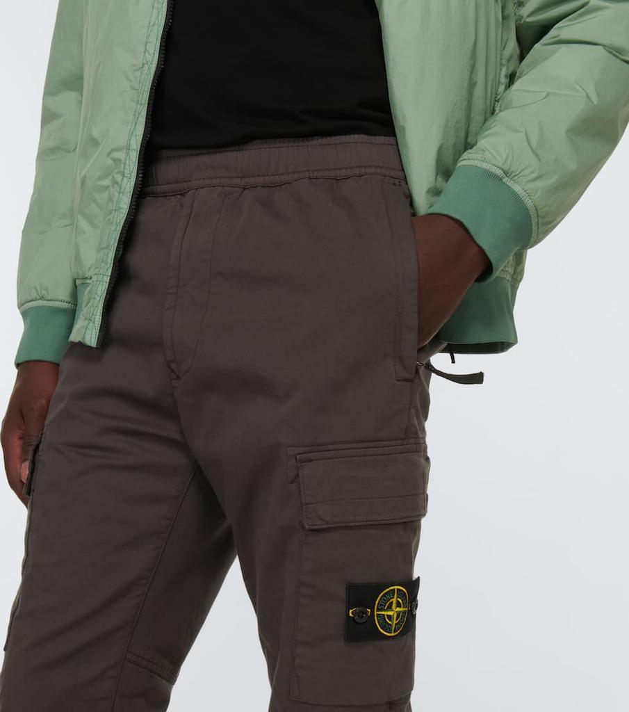 商品Stone Island|Cotton-blend cargo pants,价格¥3105,第7张图片详细描述