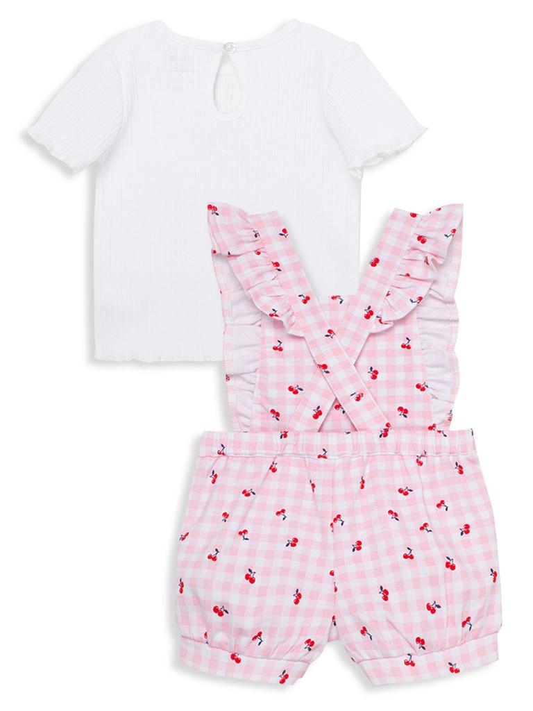 Baby's Cherry Knit Romper & T-Shirt Set商品第2张图片规格展示