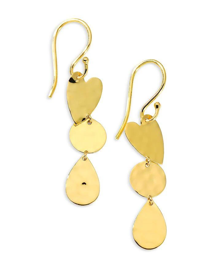 商品Ippolita|18K Yellow Gold Classico Crinkle Mixed Shape Drop Earrings,价格¥7320,第1张图片