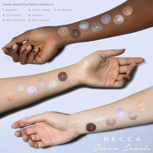 商品Becca Cosmetics|海洋宝石七色眼影盘 - 限量 15g,价格¥260,第2张图片详细描述
