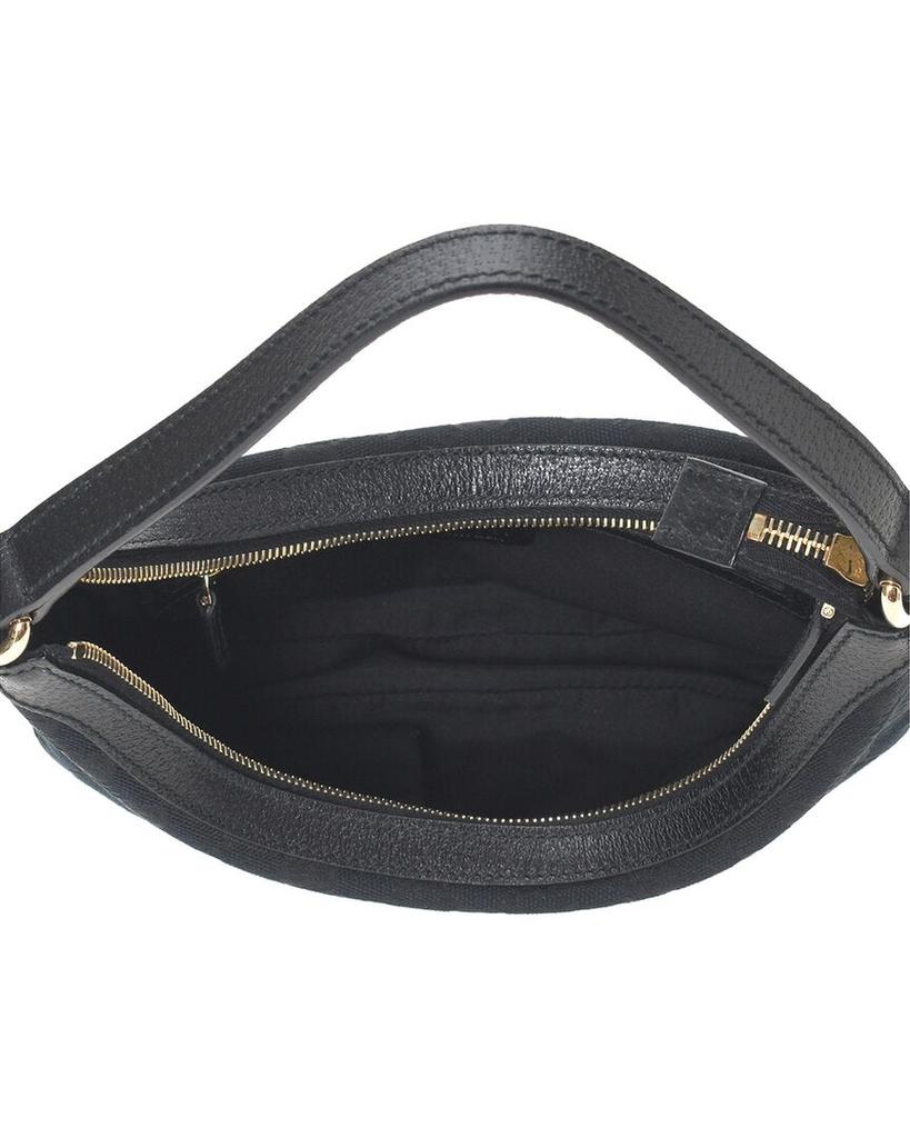 Gucci Black GG Canvas Charmy Hobo Bag (Authentic Pre-Owned)商品第5张图片规格展示